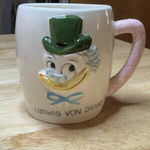 Ludwig Von Drake Vintage 1961 Coffee‎ Mug